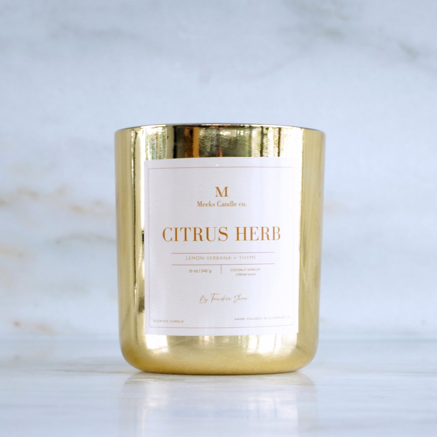 Citrus Herb Scented Candle